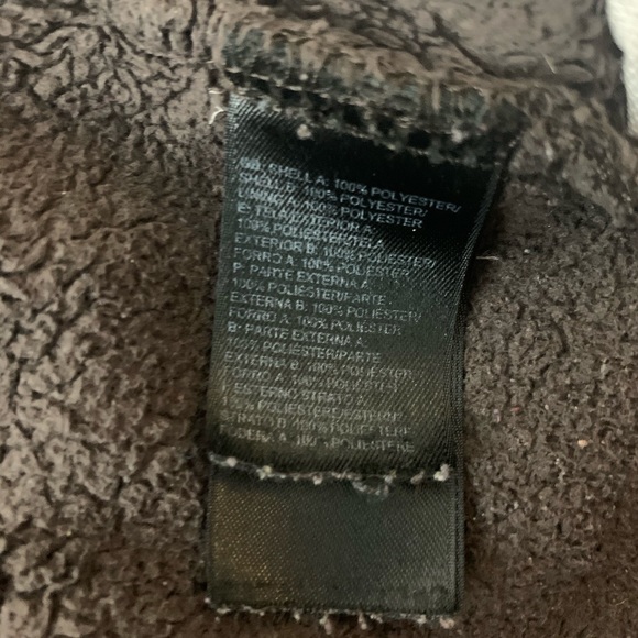 The North Face Oso Fuzzy Furry Fleece Brown Hooded - Picture 6 of 7